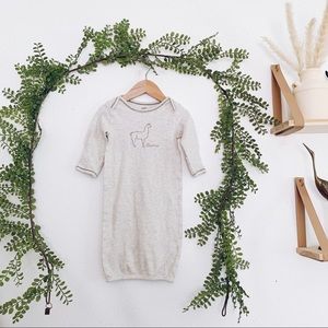 Touched By Nature Baby Unisex Llama Sleeper Outfit